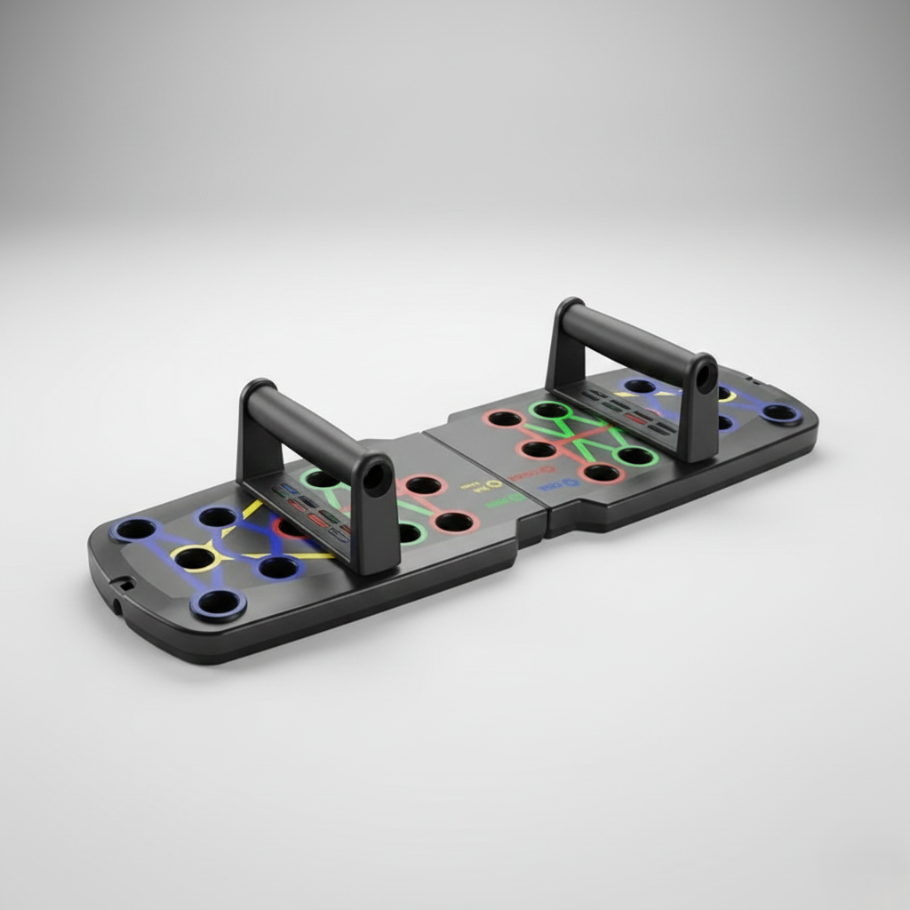 PUSH PRO Multi‑Functional Push‑Up Board System, Color‑Coded Home Workout Pushup Stands, Floor Chest & Arm Strength Trainer