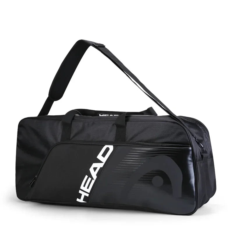 HEAD 6R Tennis Racquet Bag, Large Capacity Combi Sports Kit Bag with 2 Compartments, Unisex Shoulder/Backpack Carry (Tennis/Badminton)
