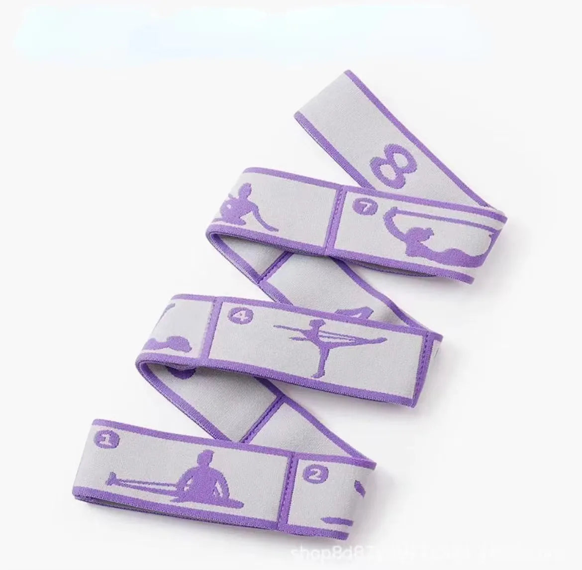 Belunvia Stretch Training Strap, Elastic Yoga Resistance Band for Pilates, Dance & Fitness Exercises