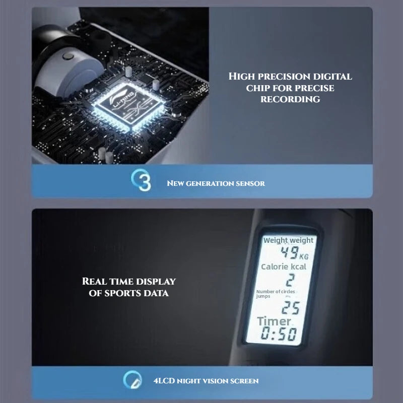 Jump rope for adults, cordless and countable fitness training jump rope,suitable for indoor and outdoor use,Christmas gift