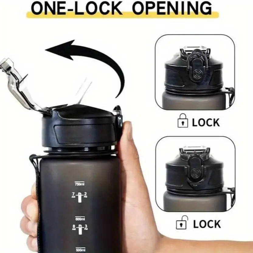 Spirit Sports Water Bottle | 500ml/650ml/1000ml | BPA-Free Plastic Drinking Bottle for Home, Office, Gym & Travel | Lightweight | Outdoor Fitness Cup – Colorful