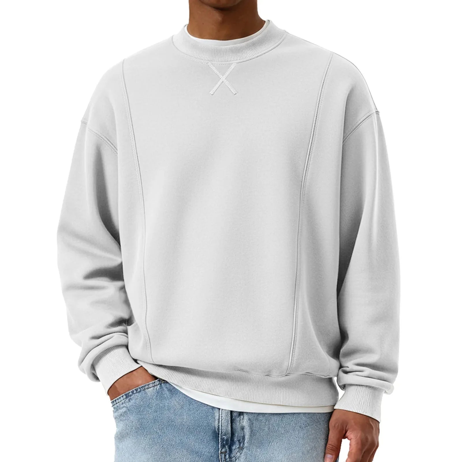 Active Fit Pro Men's Outdoor Hiking Shirt - Long Sleeve Casual Sports Top for Camping & Everyday Wear | Solid Color