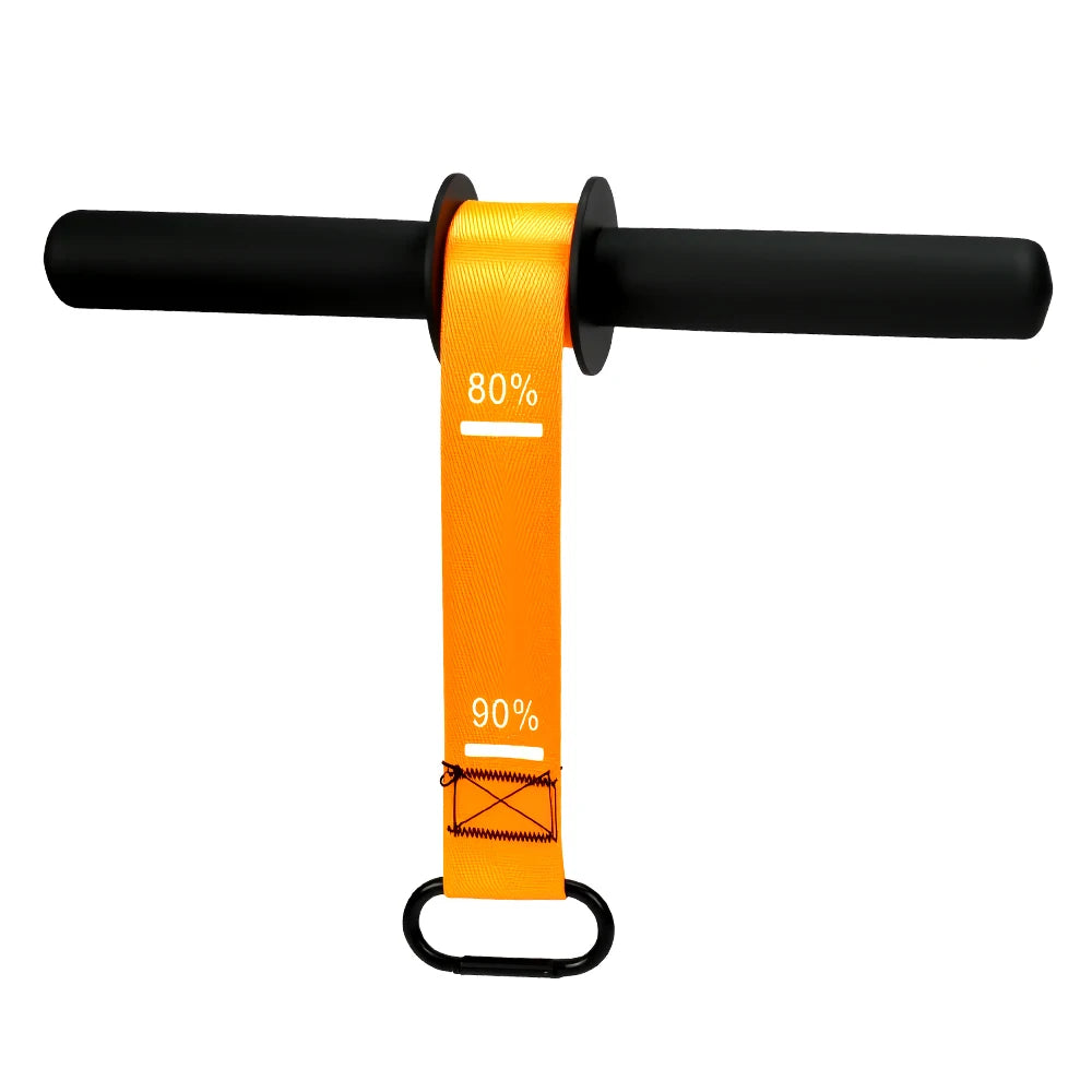 Gavo Wrist Roller Forearm Trainer, Heavy‑Duty Adjustable Belt Strap, Thick Non‑Slip Grip Handle, Home Workout Equipment for Grip Strength & Forearm Training