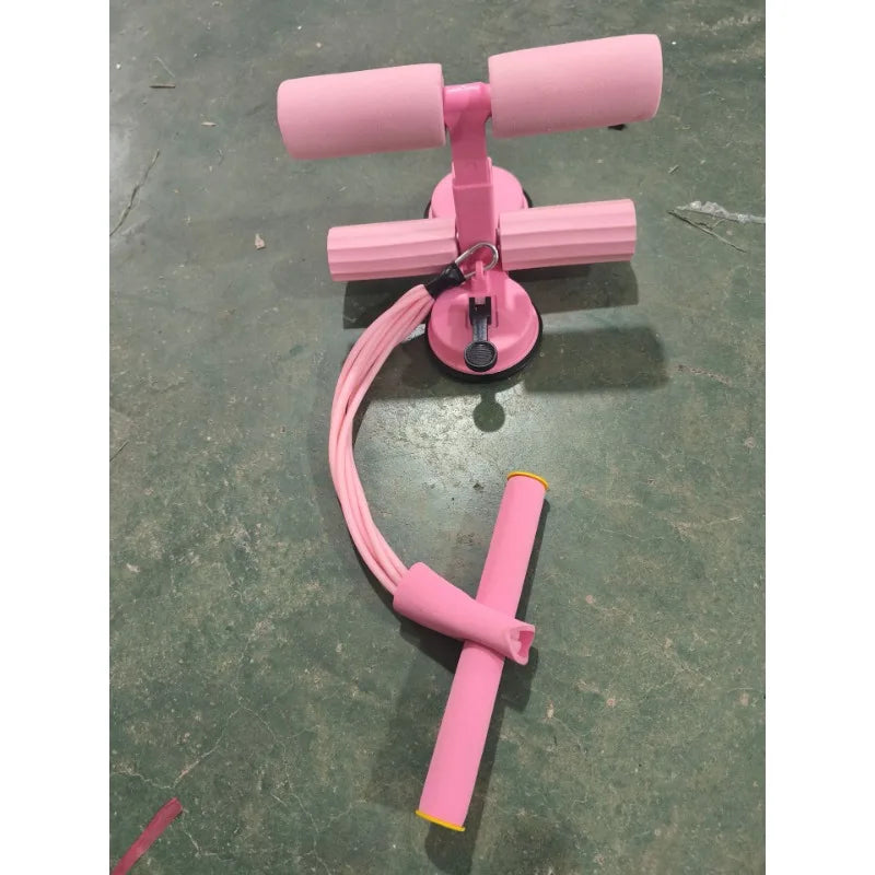 Caden Sit‑Up Helper with Dual Suction Cups, Non‑Slip Floor Foot Holder with Drawstring Fix, Home Fitness Abdominal Exercise Equipment